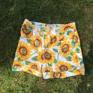 American Apparel Sunflower Shorts